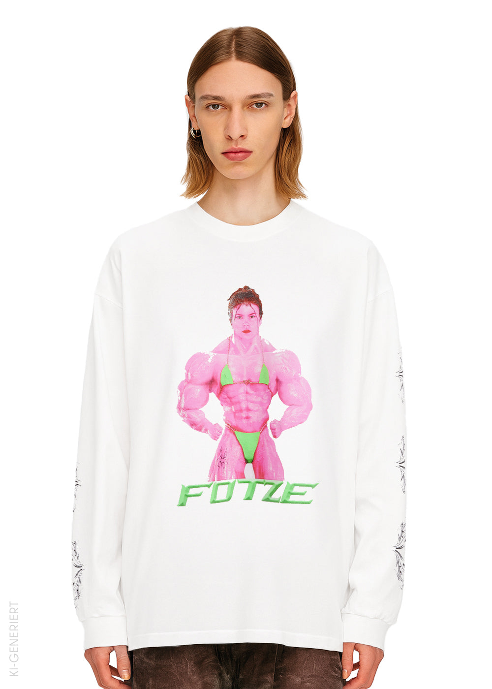 Ikkimel - FOTZE WHITE - Longsleeve | Women-Image