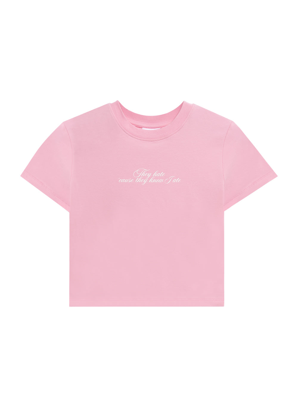 Ikkimel - THEY HATE BABY TEE - T-Shirt | Women-Image